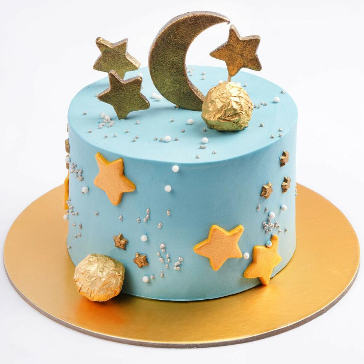 Decorated Moon Cake