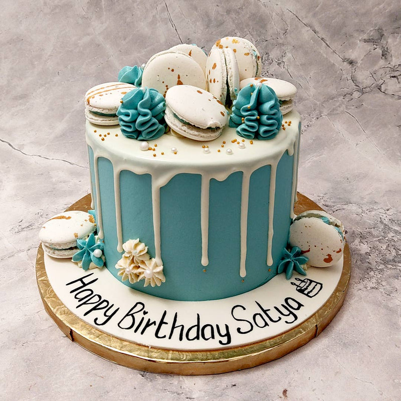 Blue Decorated Cake