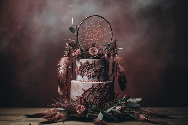 Dream Catcher Decorated Cake