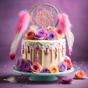 Dream Catcher Decorated Cake