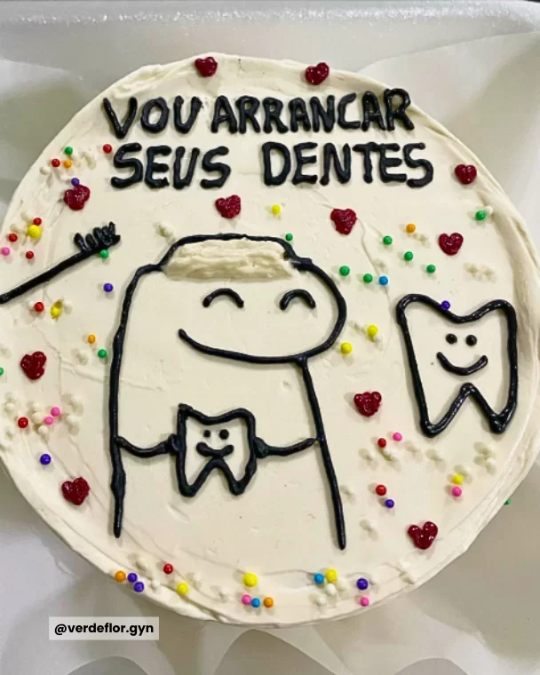 Bolo Decorado Engraçado