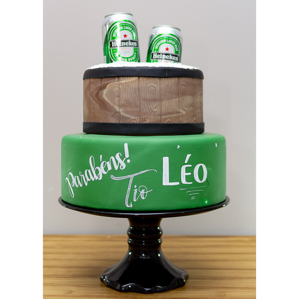 Heineken Decorated Cake