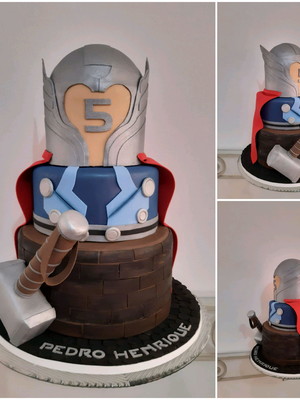 Bolo Decorado Thor