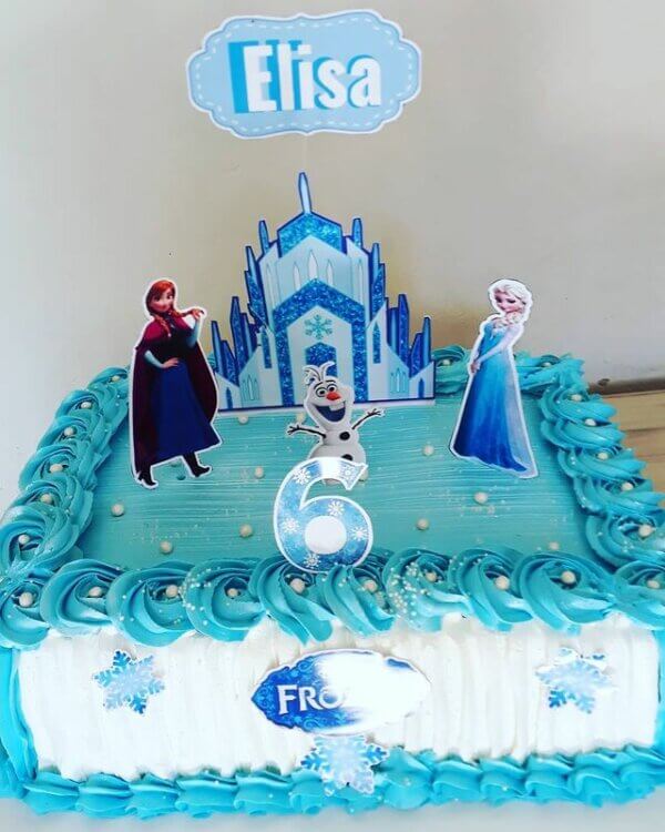 Bolo Decorado Frozen