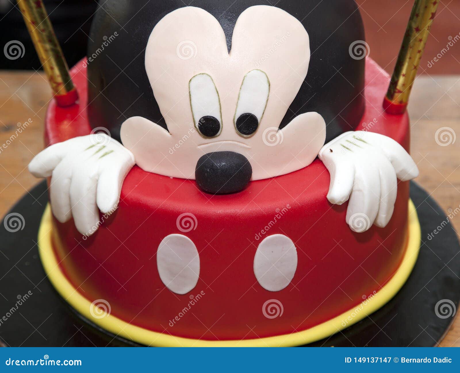 Bolo Decorado Mickey