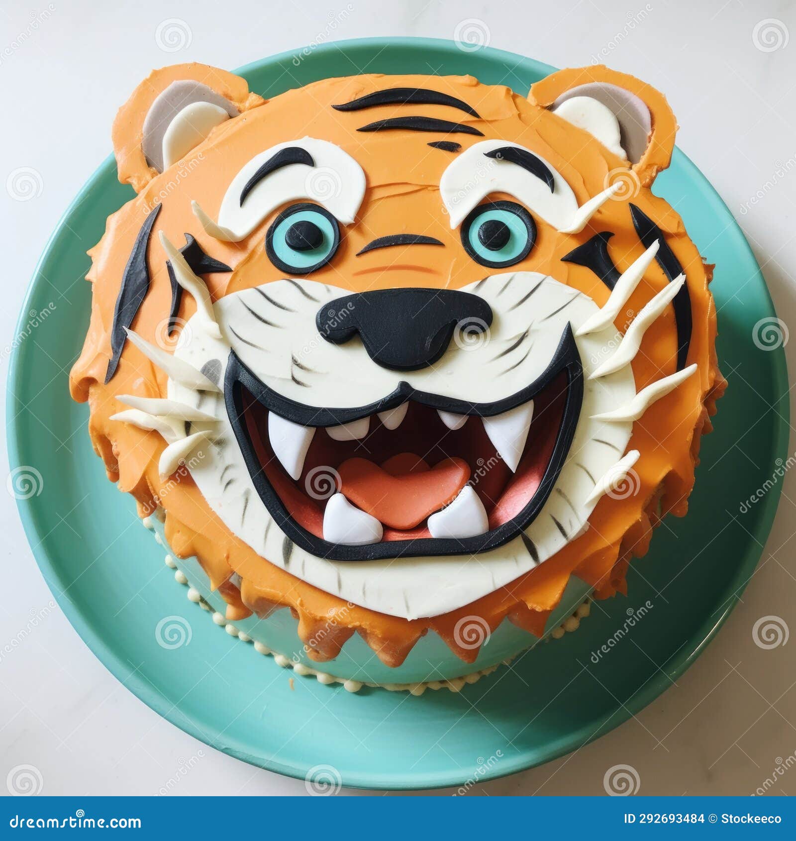 Bolo Decorado Tigre