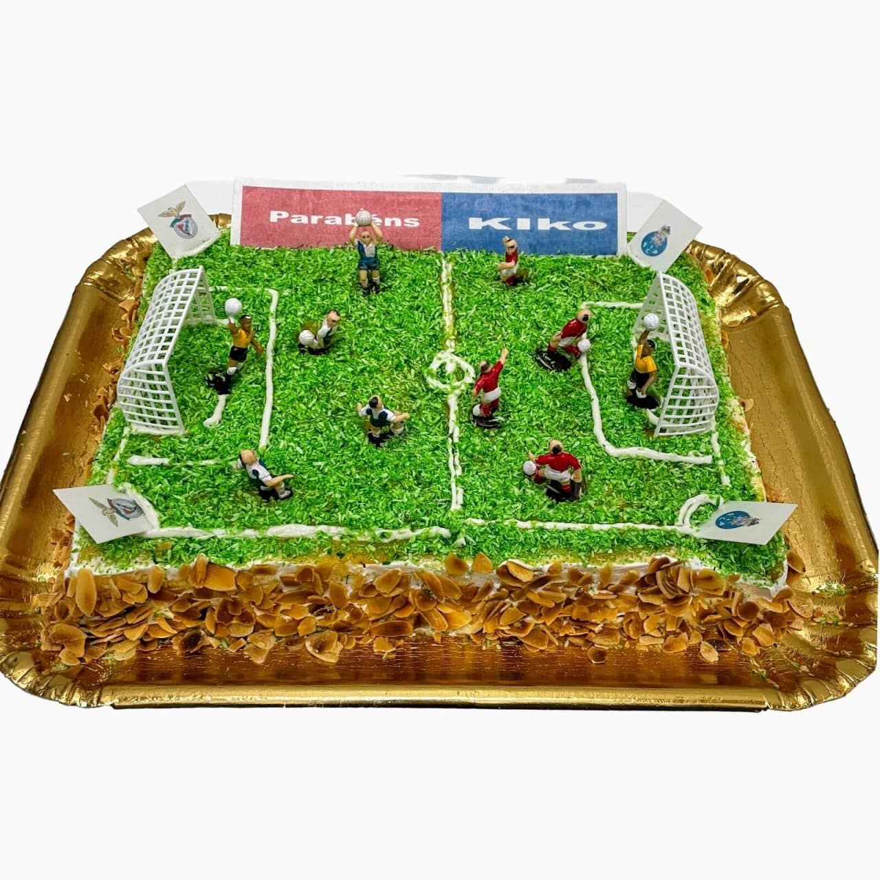 Bolo Decorado Campo Futebol