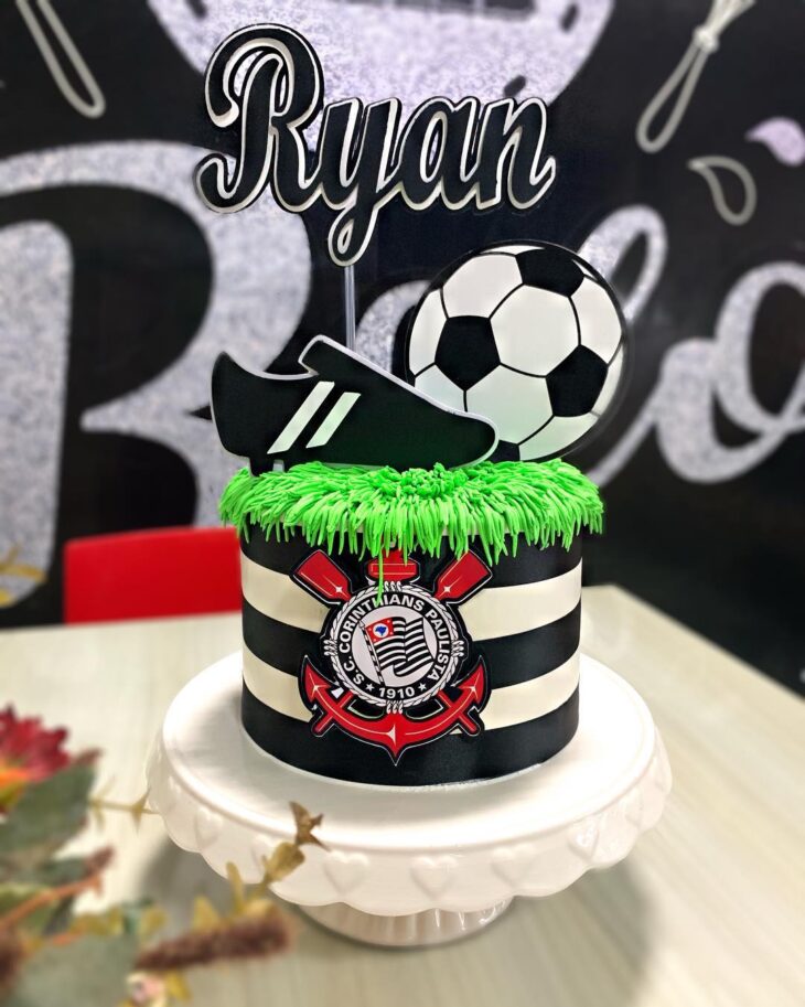 Bolo Decorado Corinthians