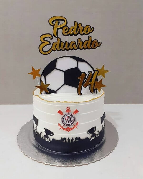 Bolo Decorado Corinthians