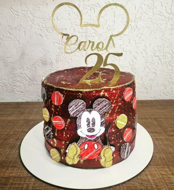 Bolo Decorado Mickey