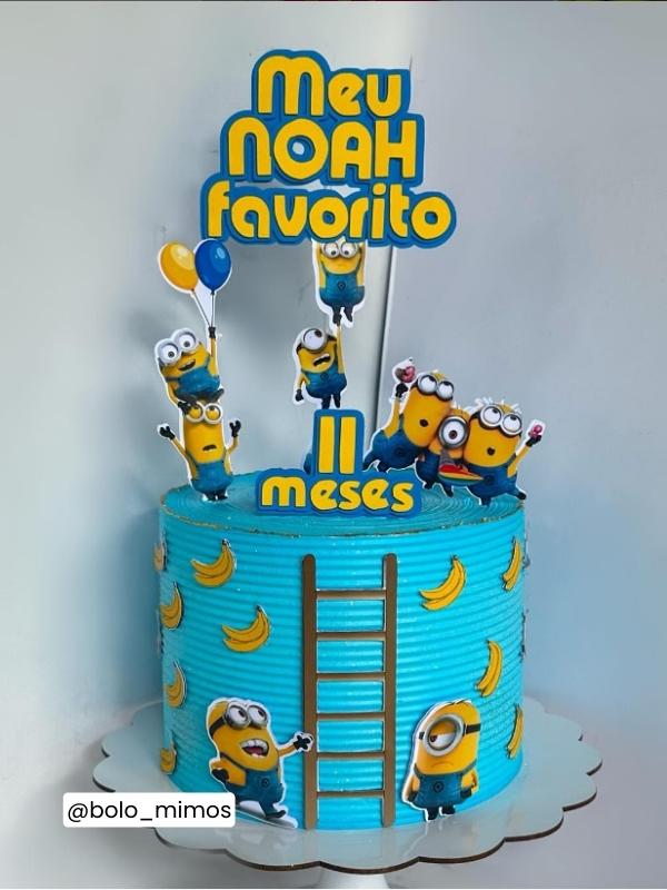 Bolo Decorado Minions