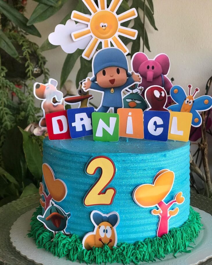 Bolo Decorado Pocoyo