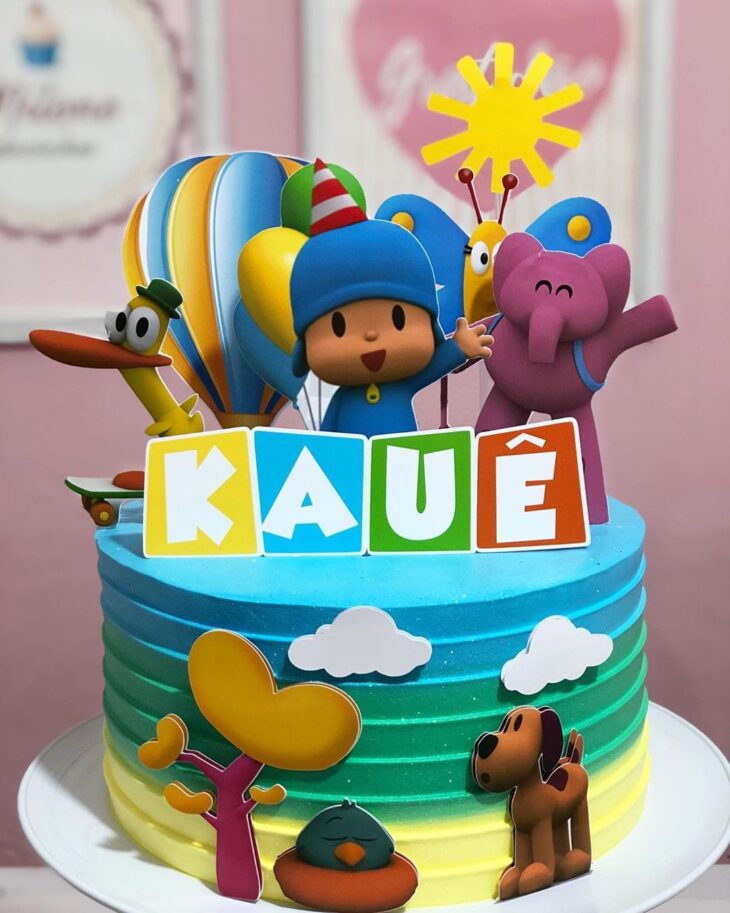 Bolo Decorado Pocoyo