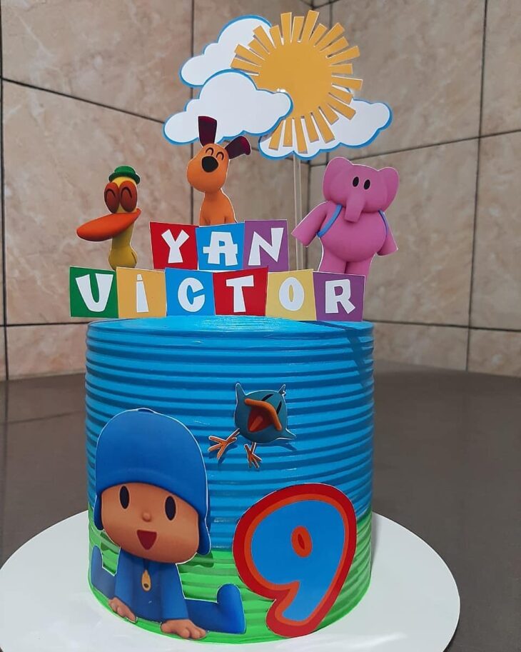 Bolo Decorado Pocoyo