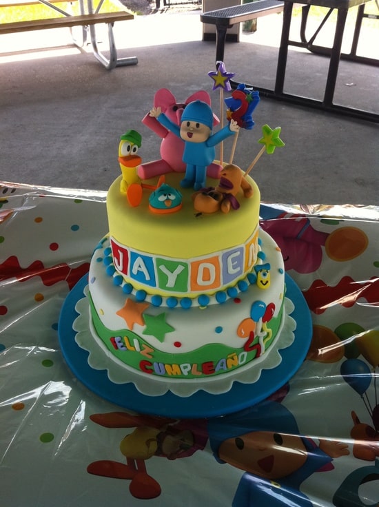 Bolo Decorado Pocoyo