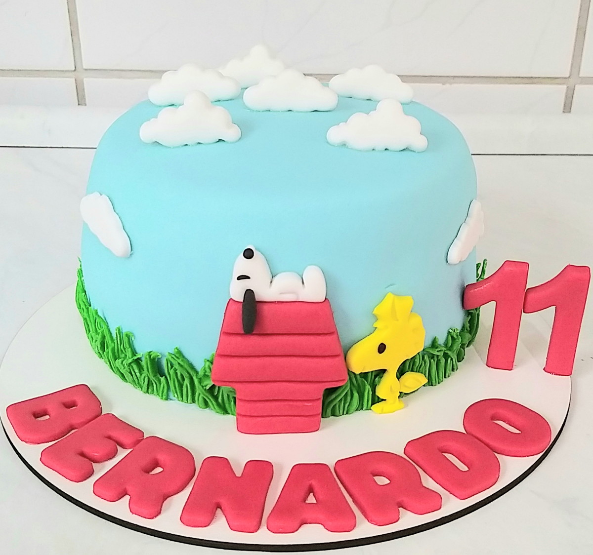 Bolo Decorado Snoopy