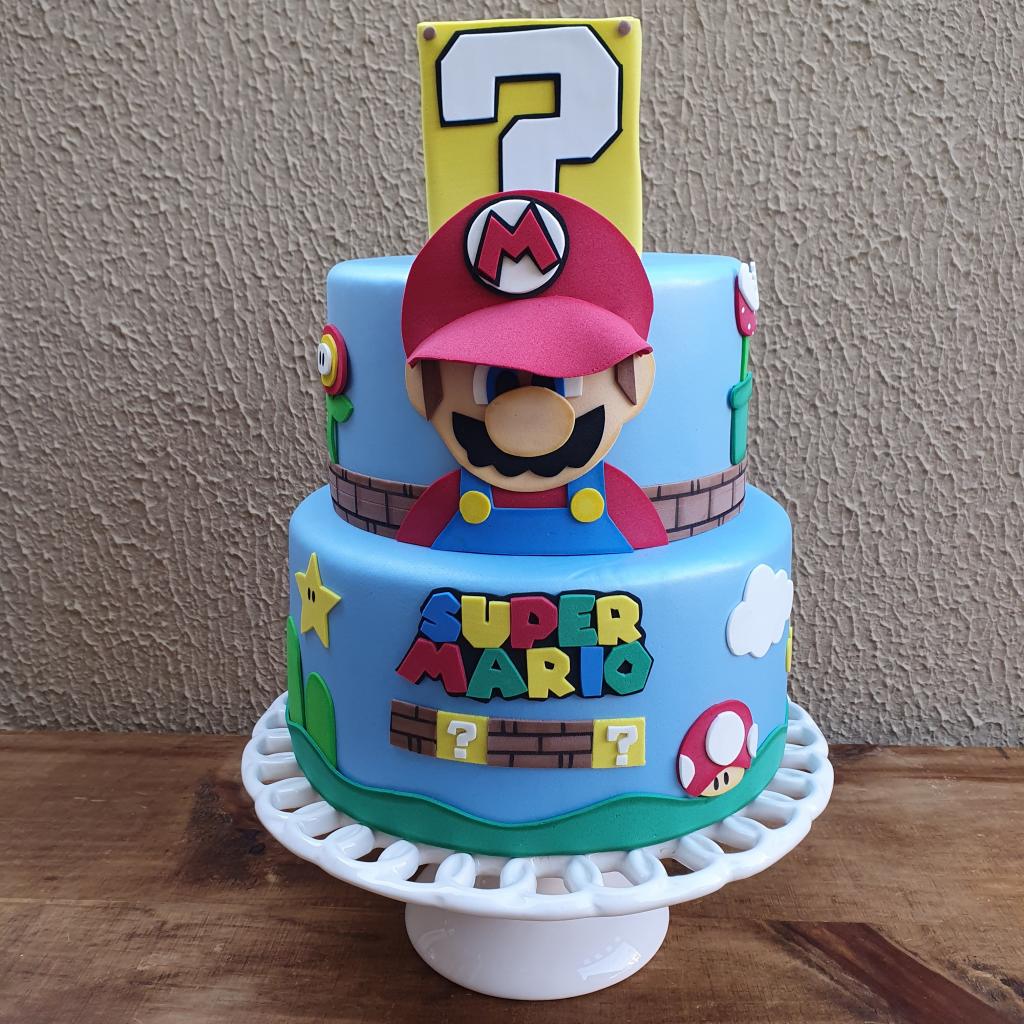 Bolo Decorado Mario Bros