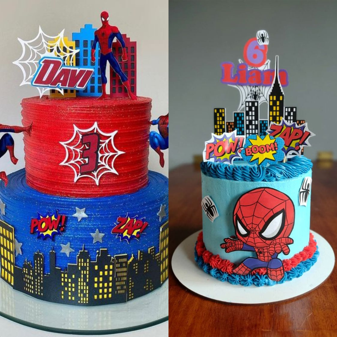 Bolo Decorado Homem Aranha