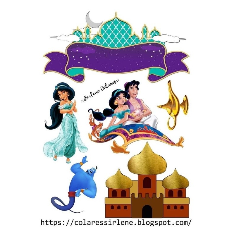 Bolo Decorado Aladdin