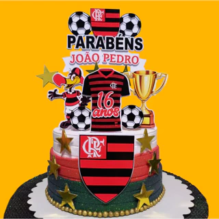 Bolo Decorado Flamengo