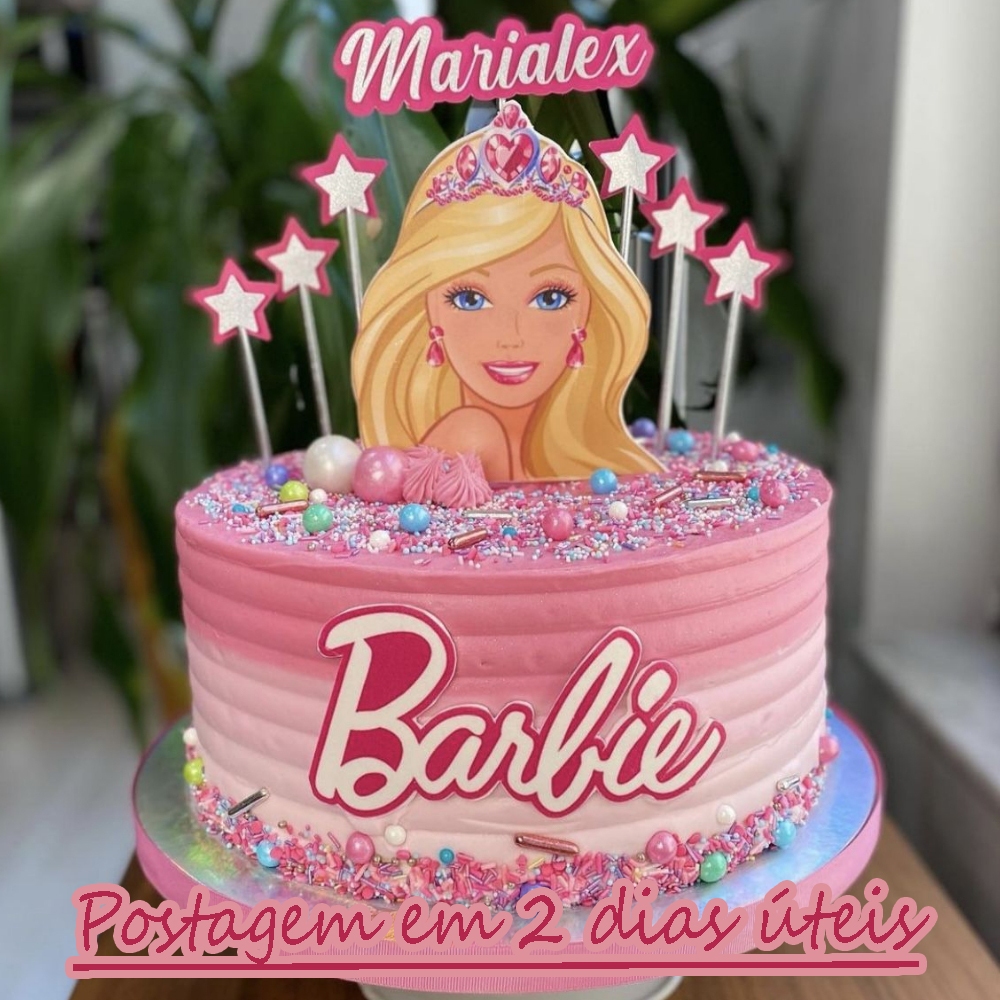 Bolo Decorado Barbie