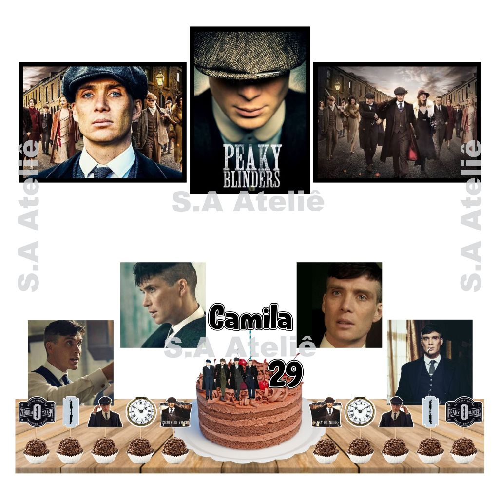 Peaky Blinders Decorated Cake