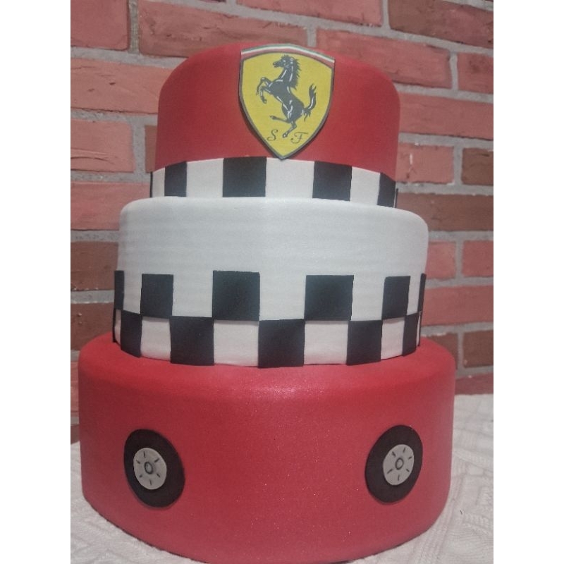 Bolo Decorado Ferrari