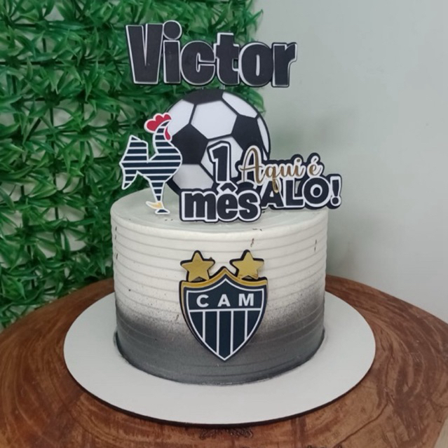 Bolo Decorado Atlético