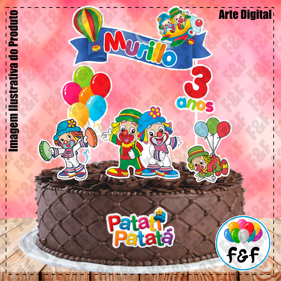 Patati Patata Decorated Cake