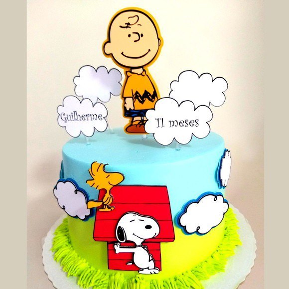 Bolo Decorado Snoopy