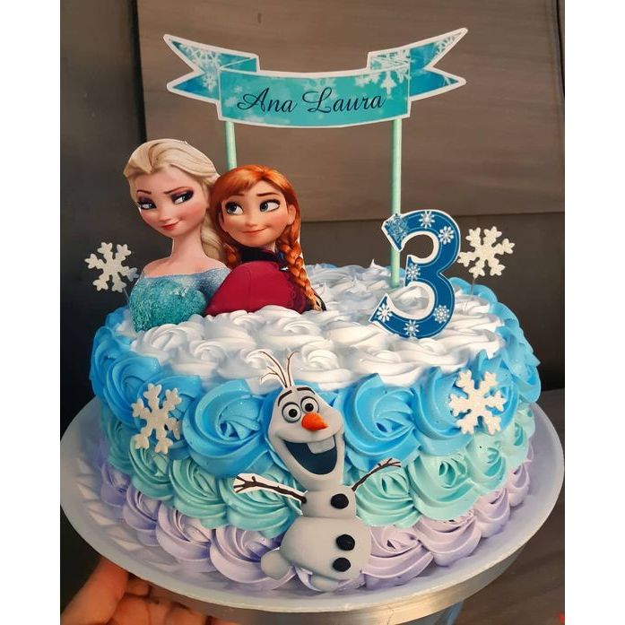 Bolo Decorado Frozen