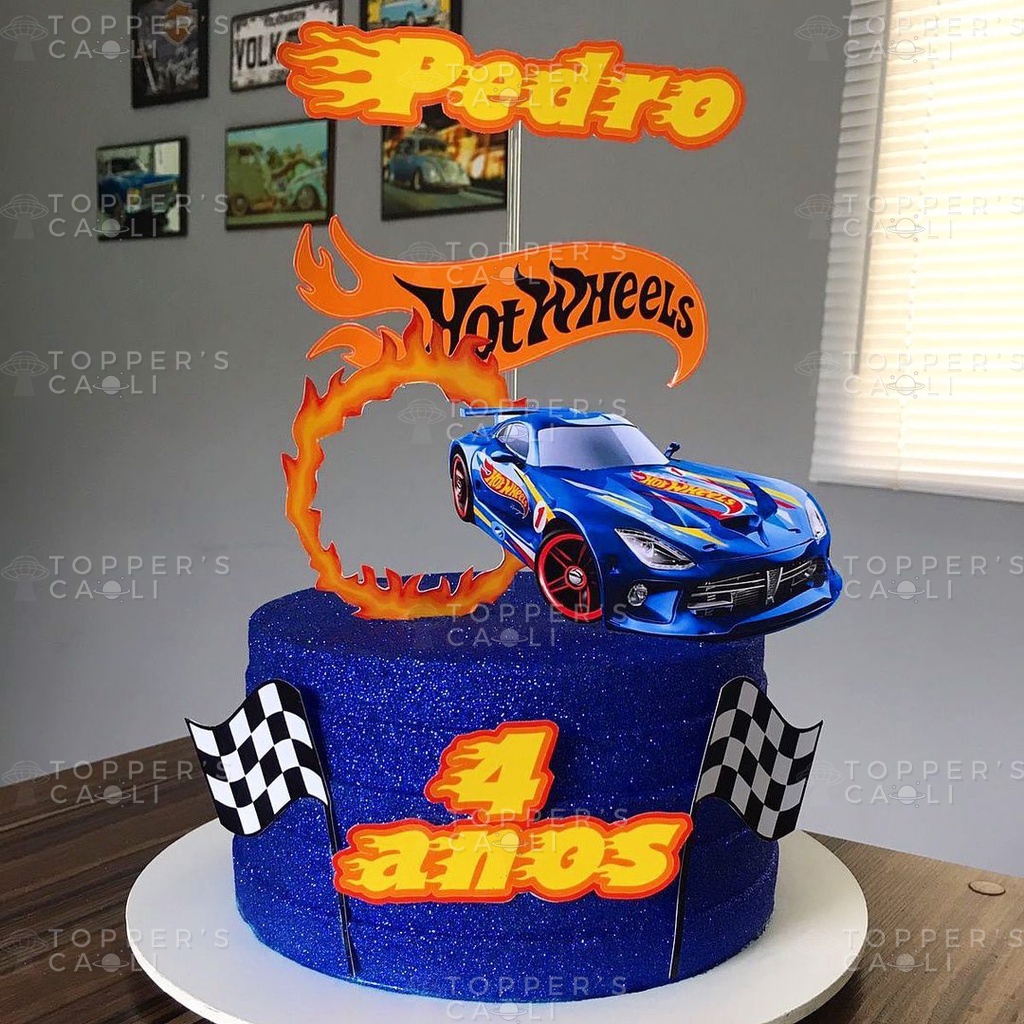 Bolo Decorado Hot Wheels