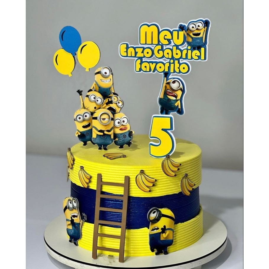 Bolo Decorado Minions