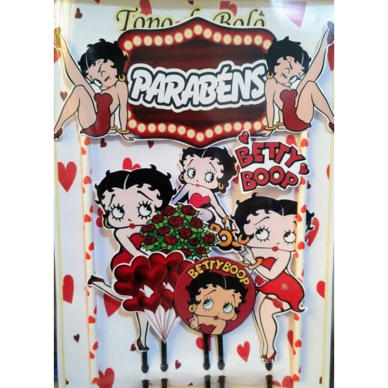 Bolo Decorado Betty Boop