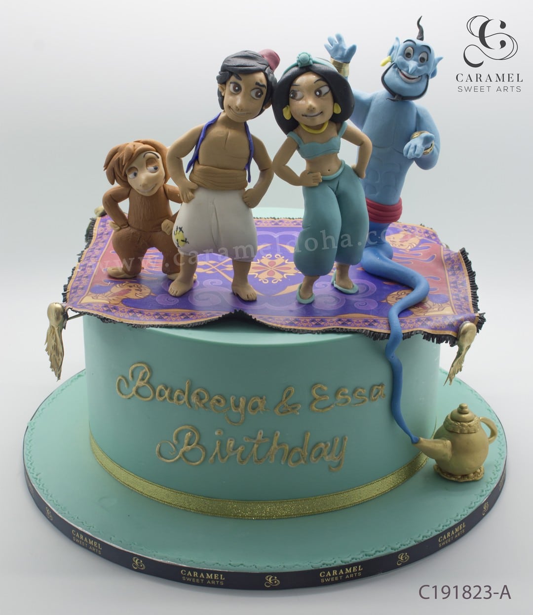 Aladdin Decorated Cake