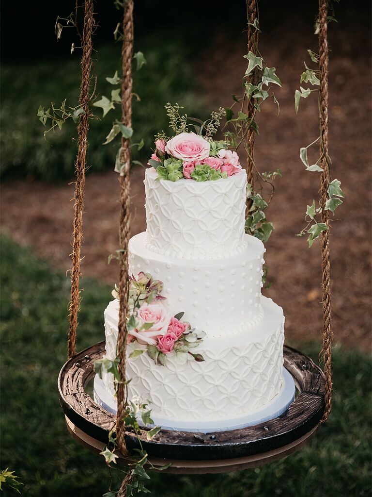 spring decorated cake