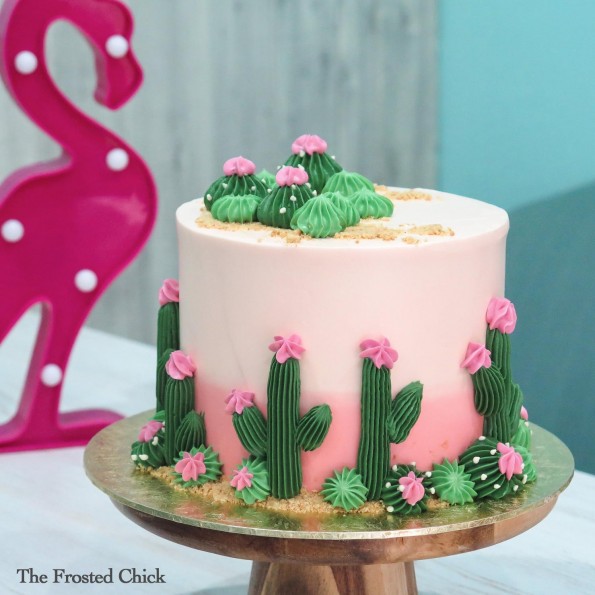 Cactus Decorated Cake