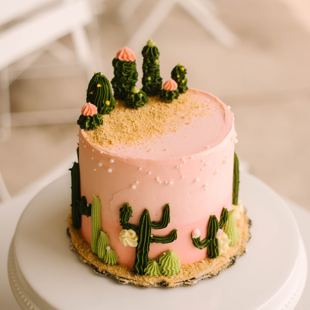 Cactus Decorated Cake