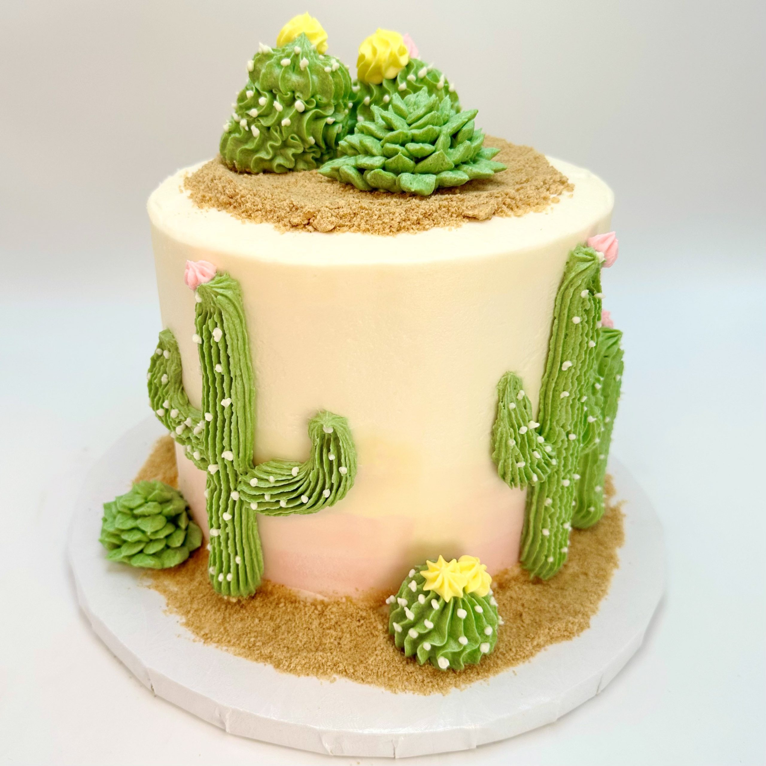 Cactus Decorated Cake