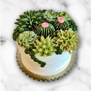 Cactus Decorated Cake