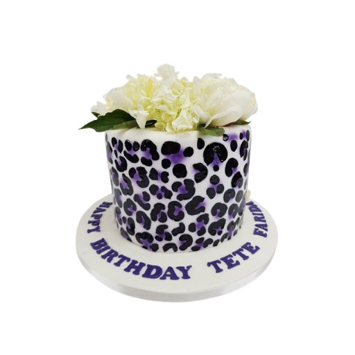 Leopard Decorated Cake