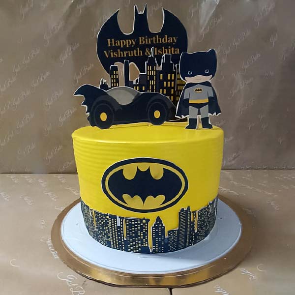 Batman decorated cake