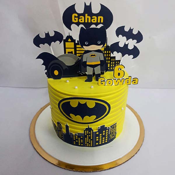 Batman decorated cake