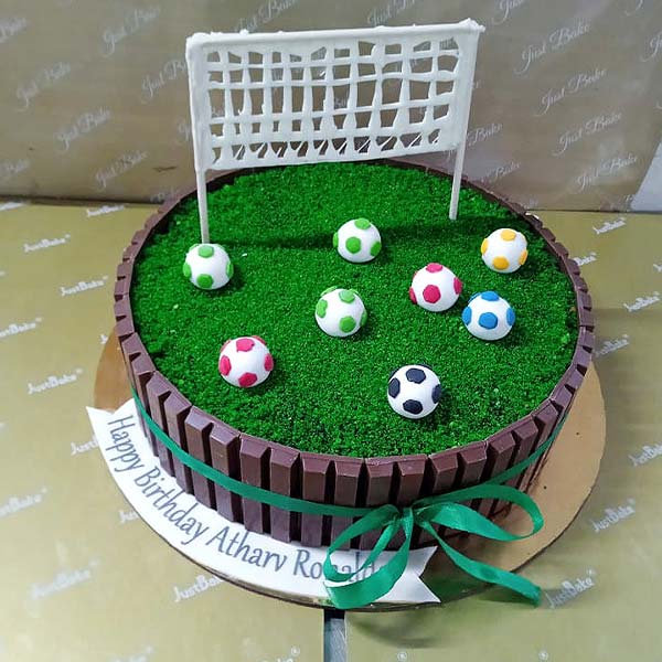 Football Field Decorated Cake