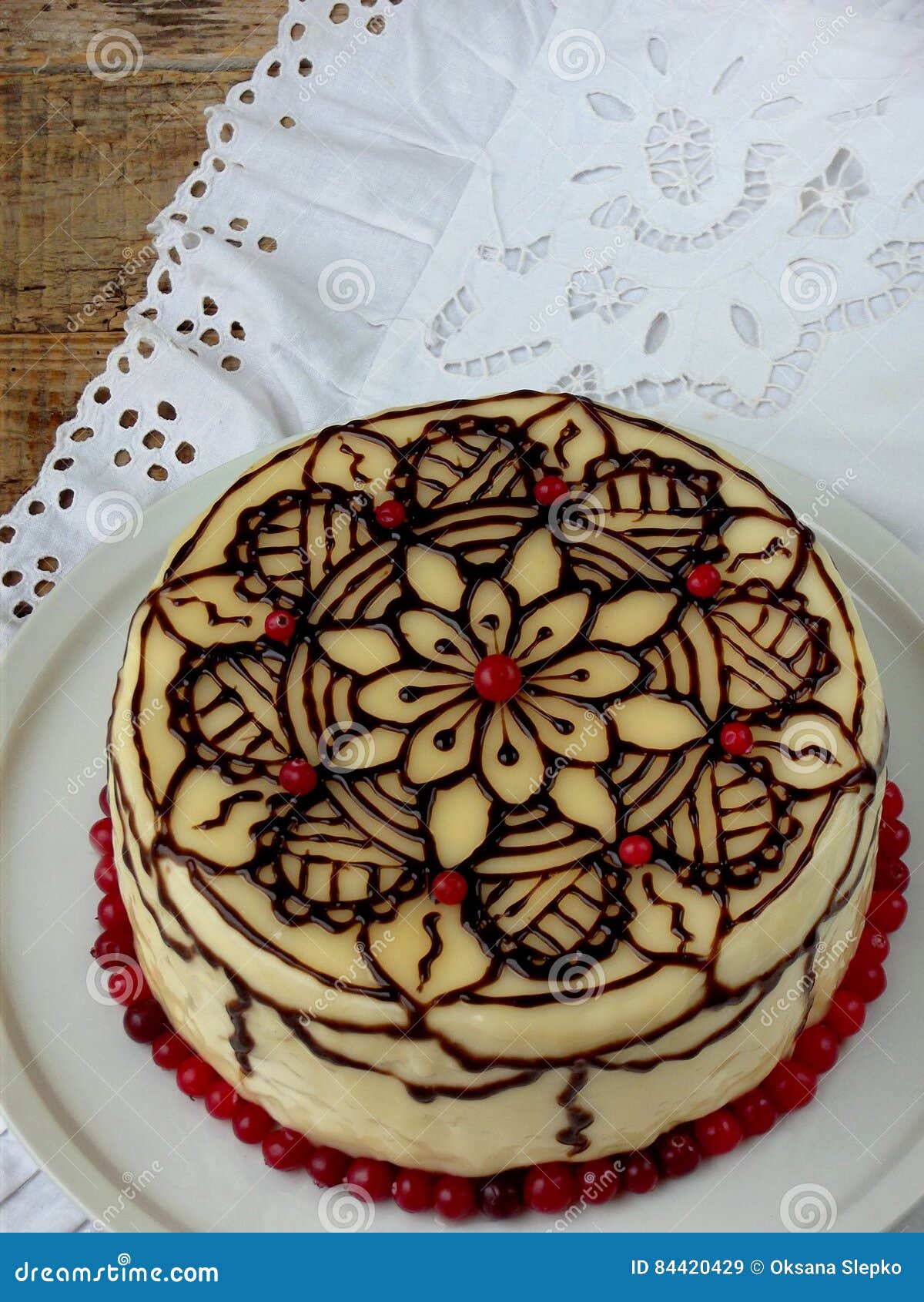 Mandala Decorated Cake