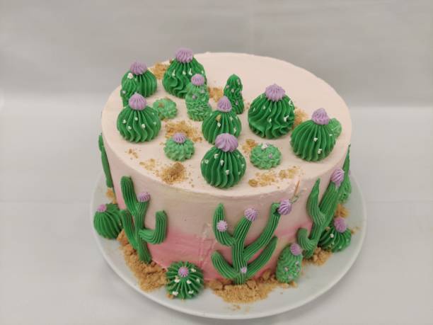 Cactus Decorated Cake