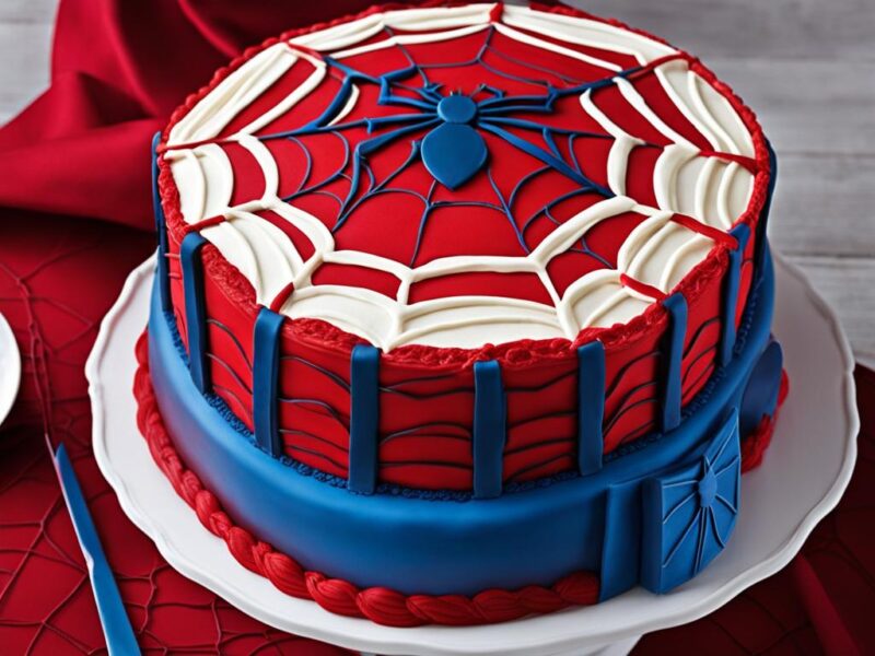 Spider Man Decorated Cake