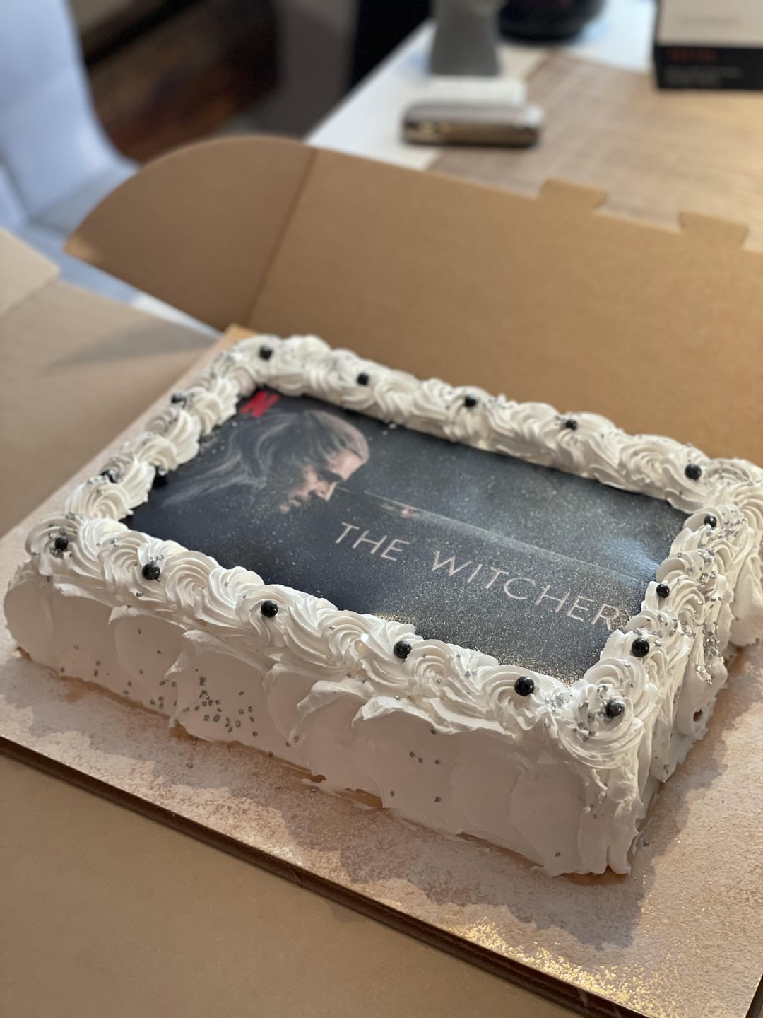 The Witcher Decorated Cake