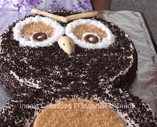 Owl Decorated Cake