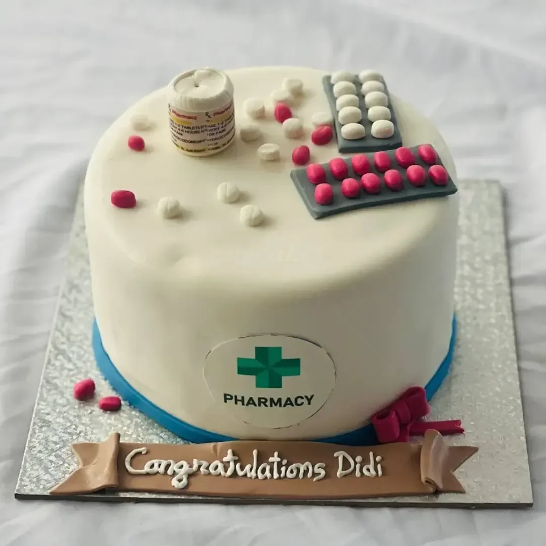 Medicine Decorated Cake